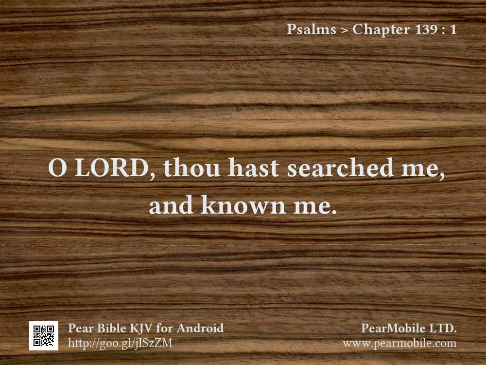 Psalms, Chapter 139:1